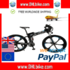 2024 Mountain Bike Disc Brake Moped Electric Bicycle Retro Motorcycle 36V 350W Foldable Motorcycle Adult Bicycle Electric Bicycl