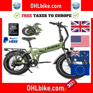 Electric Bike for Adults with 500W Motor (Peak 720W),20" 4.0 Fat Tire Ebike